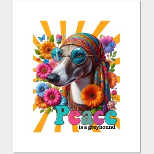 Groovy Greyhound Dog Posters and Art